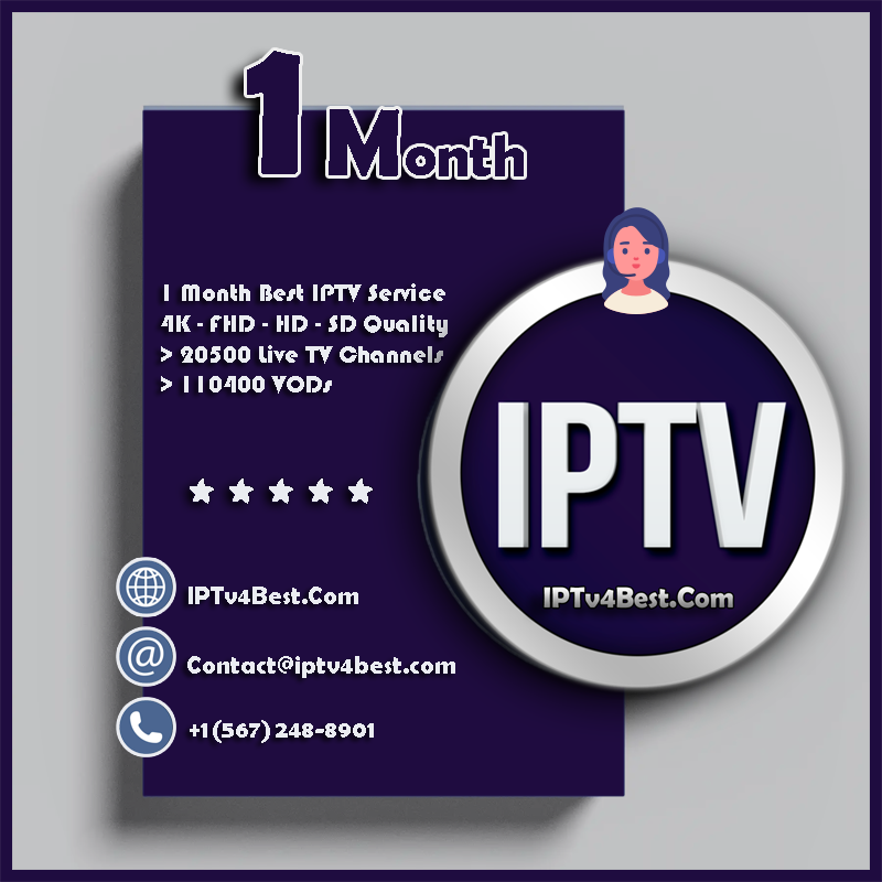 1 Month IPTV Premium Service
