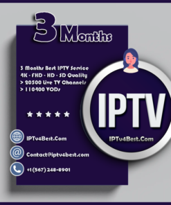 3 Months IPTV Premium Service