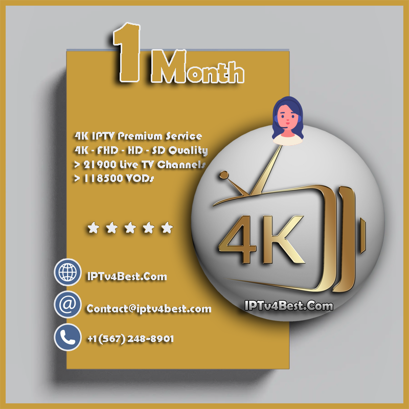 1 Month Strong 4K IPTV Subscription