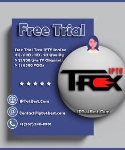 Free Trial 24hrs Trex IPTV Subscription