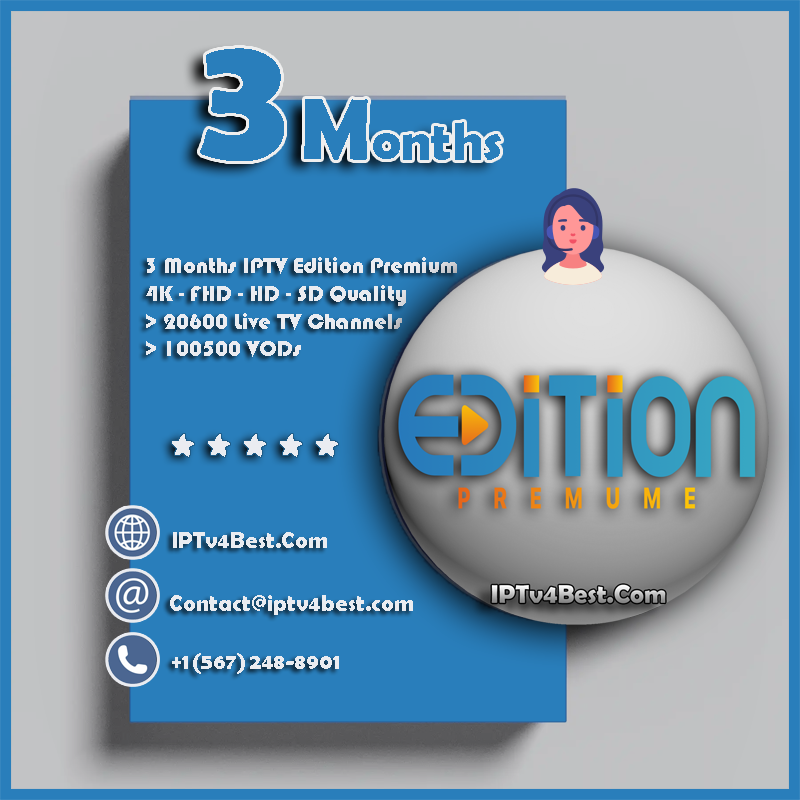 3 Months IPTV Edition Premium